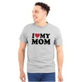 thumbnail image 1 of I Heart My Mom Mother Day Love Plus Size Crewneck Graphic Tee Shirt Brisco Brands 2X, 1 of 5