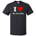 thumbnail image 1 of I Heart My Test Pilot T-shirt - I Love My Test Pilot Tee Gift, 1 of 2