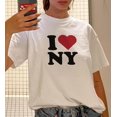 thumbnail image 1 of I Heart NY Unisex Tshirt I Love NY Shirt, 1 of 2