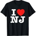 thumbnail image 1 of I Heart New Jersey (NJ) Love T-Shirt, 1 of 3
