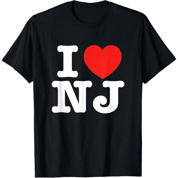 I Heart New Jersey (NJ) Love T-Shirt