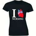 thumbnail image 1 of I Heart Nursing Love Graduate Student Nurse LPN RN Medical Women's T-Shirt, 1 of 4