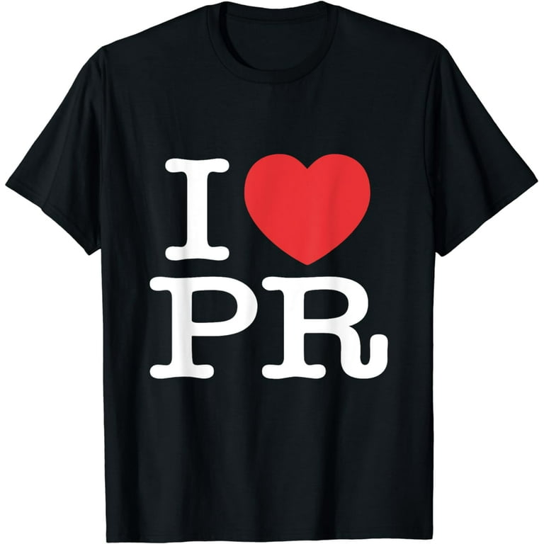 I Love Pr Heart Puerto Rico Tee Shirt I Love Pr Heart Puerto Rico Tee Shirt