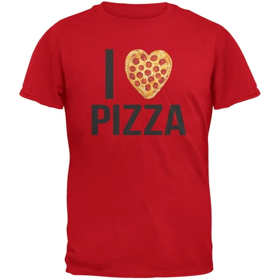 I Heart Pepperoni Pizza Red Youth T-Shirt - Youth Small