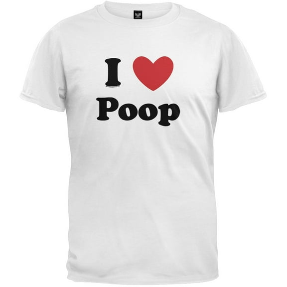 I Heart Poop T-Shirt - 2X-Large