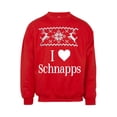 thumbnail image 1 of I Heart Schnapps Christmas Ugly Sweater - Red - Large, 1 of 1