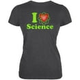 thumbnail image 1 of I Heart Science Atom Juniors Soft T Shirt Deep Heather MD, 1 of 1