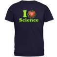 thumbnail image 1 of I Heart Science Atom Mens T Shirt Navy 2XL, 1 of 1