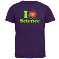 thumbnail image 1 of I Heart Science Atom Mens T Shirt Purple MD, 1 of 1
