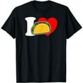 thumbnail image 1 of I Heart Tacos - I Love Tacos, Funny Taco Lover T-Shirt, 1 of 5