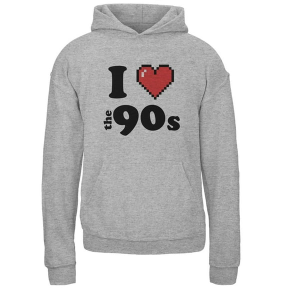 I Heart The 90s Youth Hoodie Storm Grey YMD