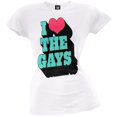 thumbnail image 1 of I Heart The Gays Ladies T-Shirt - Large, 1 of 1