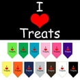 thumbnail image 1 of Pet and Dog Bandana Screen Printed, "I Love Treats", 1 of 10