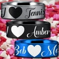 thumbnail image 1 of I Heart Tungsten Carbide Ring, 1 of 7