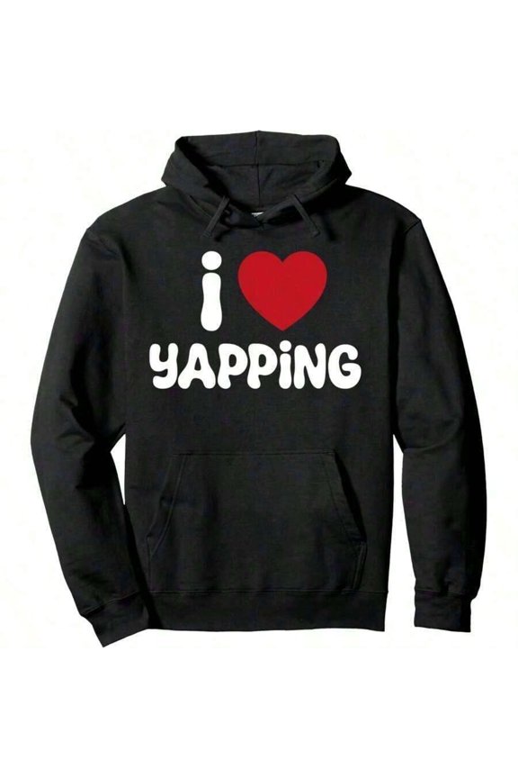 I Heart Yapping I Love Yapping Pullover Hoodie