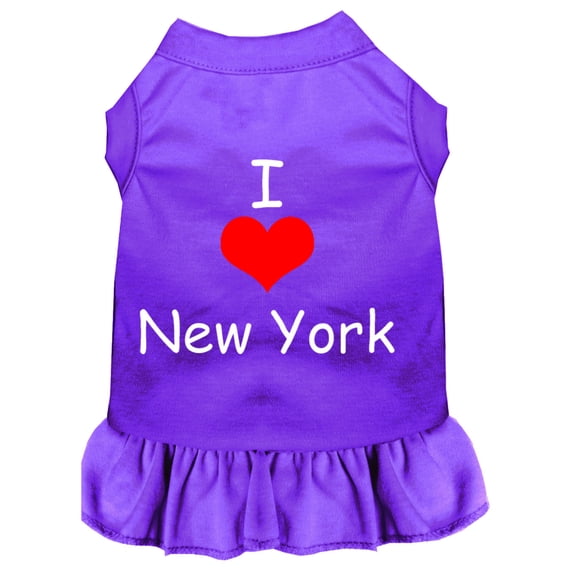 I Heart York Screen Print Dress
