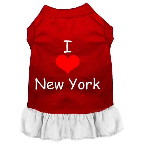 I Heart York Screen Print Dress