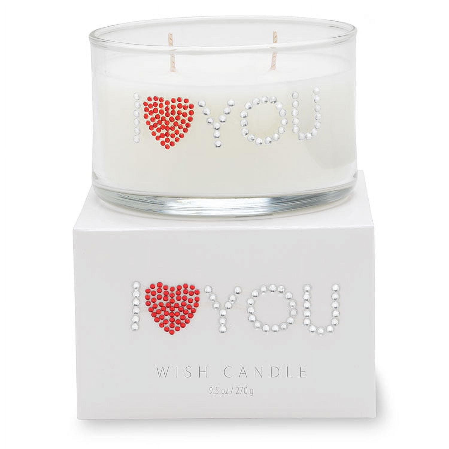 I Heart You 9.5 oz Wish Candle