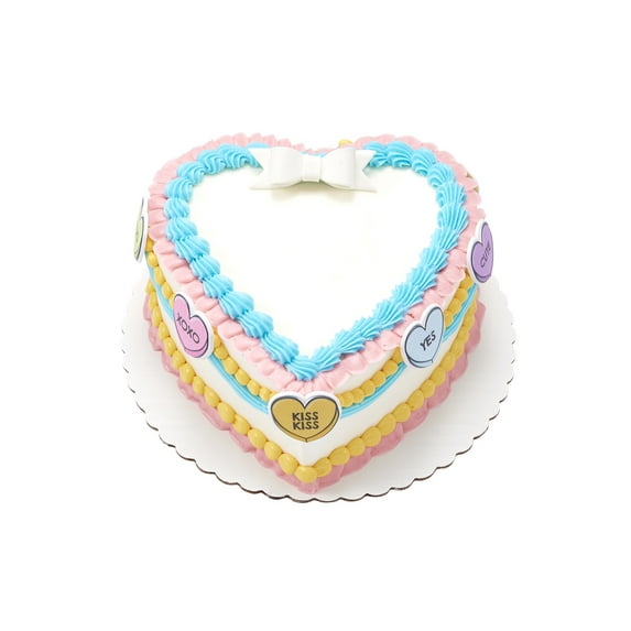I Heart You Heart Cake