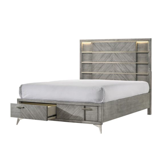 I Home Furnishings Aries Queen Storage Bed