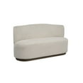 thumbnail image 1 of I Home Furnishings Elements Banquette - Ivory In Cocoa Finish, 1 of 11