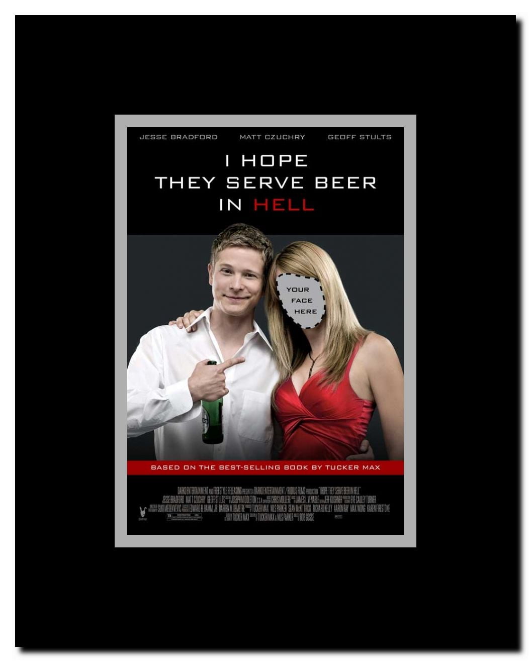 I Hope They Serve Beer in Hell Framed Movie Poster