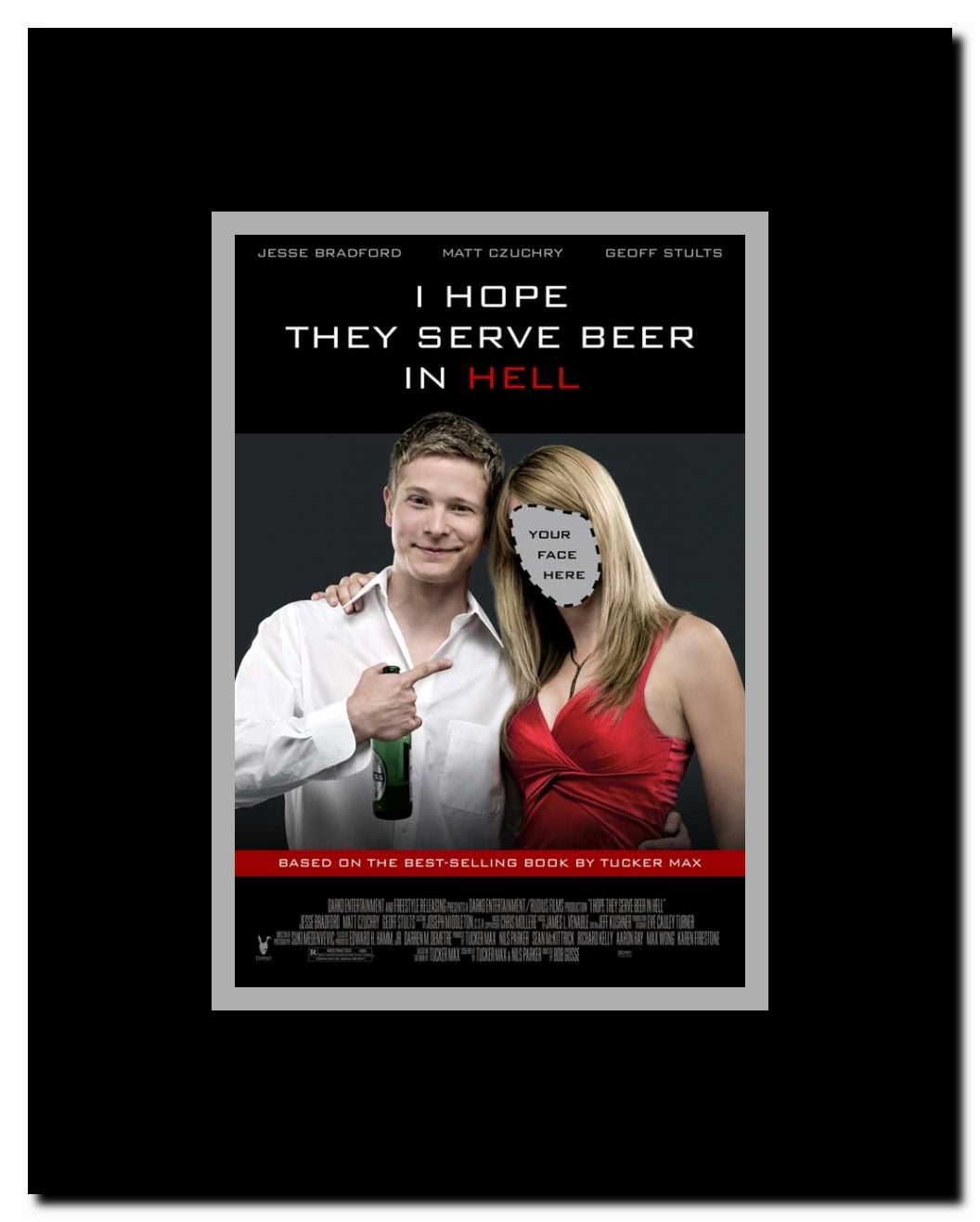 I Hope They Serve Beer in Hell Framed Movie Poster