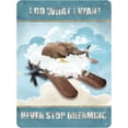 thumbnail image 1 of I Do What I Want,Never Stop Dreaming,Elephant Vintage Tin Sign Elephant Wall Art Inspirational Quote Sign for Bedroom Living Room Bathroom Metal Sign 12x16 Inch, 1 of 7