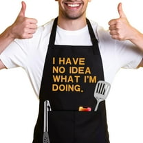 I Have No Idea What I''m Doing,Funny Chef Apron,Funny Aprons for Women Men with 2 Tool Pockets,Waterproof and OilProof,Fun BBQ Baking Grilling Kitchen Apron