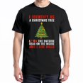 thumbnail image 1 of I Identify As A Christmas Tree Lit On The Outside T-Shirt – Holiday Humor Theme – Festive Celebration Wear, 1 of 6