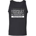 thumbnail image 1 of I Identify As Conspiracy Theorist Adult Tank Top, 1 of 3