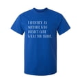 thumbnail image 1 of I Identify as Someone Sarcastic Humor Graphic Novelty Funny Tall T Shirt, 1 of 5