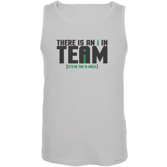 I In Team White Adult Tank Top - X-Large