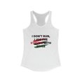 thumbnail image 1 of I Jog the streets: Women's Ideal Racerback Tank for Comfort and Fashion, 1 of 2