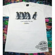 BLUE EXCHANGE FAP I Just Gotta Be Me Penguin Shirt National Geographic I Just Gotta Be Me Penguin T Shirt