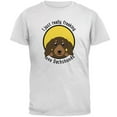 thumbnail image 1 of I Just Love Dachshunds Mens Soft T Shirt White SM, 1 of 1