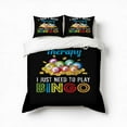 thumbnail image 1 of I Just Need To Play Bingo Bedding Set 3 Pcs Soft Microfiber Quilt Cover For Bedroom Decor, Comforter Cover With 2 Pillowcase, 1 of 5
