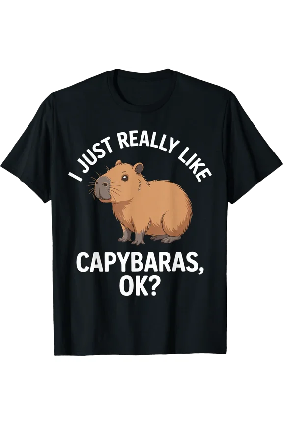 I Just Really Like Capybaras Ok T-Shirt, Unisex T-Shirt