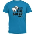 thumbnail image 1 of I Just Really Like Sheep Cute Mens T Shirt, 1 of 1