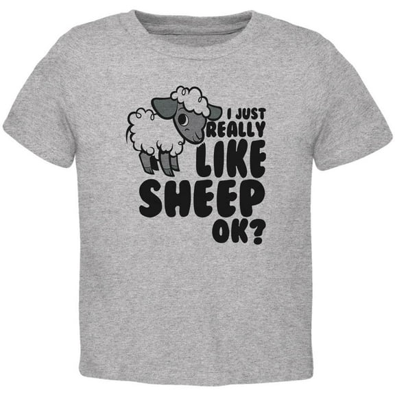 I Just Really Like Sheep Cute Toddler T Shirt