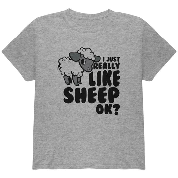 I Just Really Like Sheep Cute Youth T Shirt