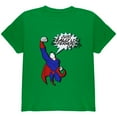 thumbnail image 1 of I Just Really Like Superheroes Okay? Youth T Shirt Irish Green YXL, 1 of 1