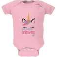 thumbnail image 1 of I Just Really Like Unicorns ok? Soft Baby One Piece Light Pink 9-12 M, 1 of 1