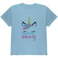 thumbnail image 1 of I Just Really Like Unicorns ok? Youth T Shirt Light Blue Youth X-SM, 1 of 1