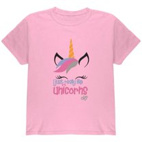 I Just Really Like Unicorns ok? Youth T Shirt Light Pink YMD