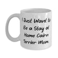 thumbnail image 1 of I Just Want to Be a Stay at Home Cairn Terrier. Cairn Terrier Dog 11oz Mug, Nice Cairn Terrier Dog Gifts, Cup For Friends, Cairn terrier dog breed, Cairn terrier gifts, Unique dog gifts, Dog, 1 of 2