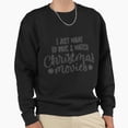 thumbnail image 1 of I Just Want To Bake And Retro Vintage Funny Graphic Unisex Sweatshirt G32788, Up to Size 5XL, 1 of 2