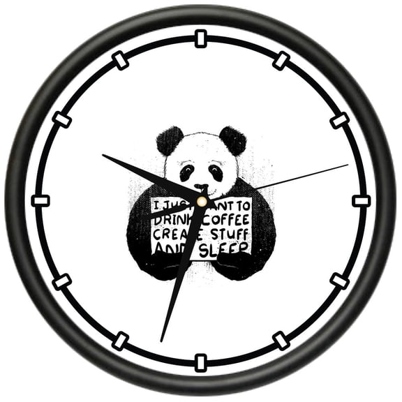 I Just Want To  Design Wall Clock | Precision Quartz Movement | Décor For School Class Office Bedroom Decoration