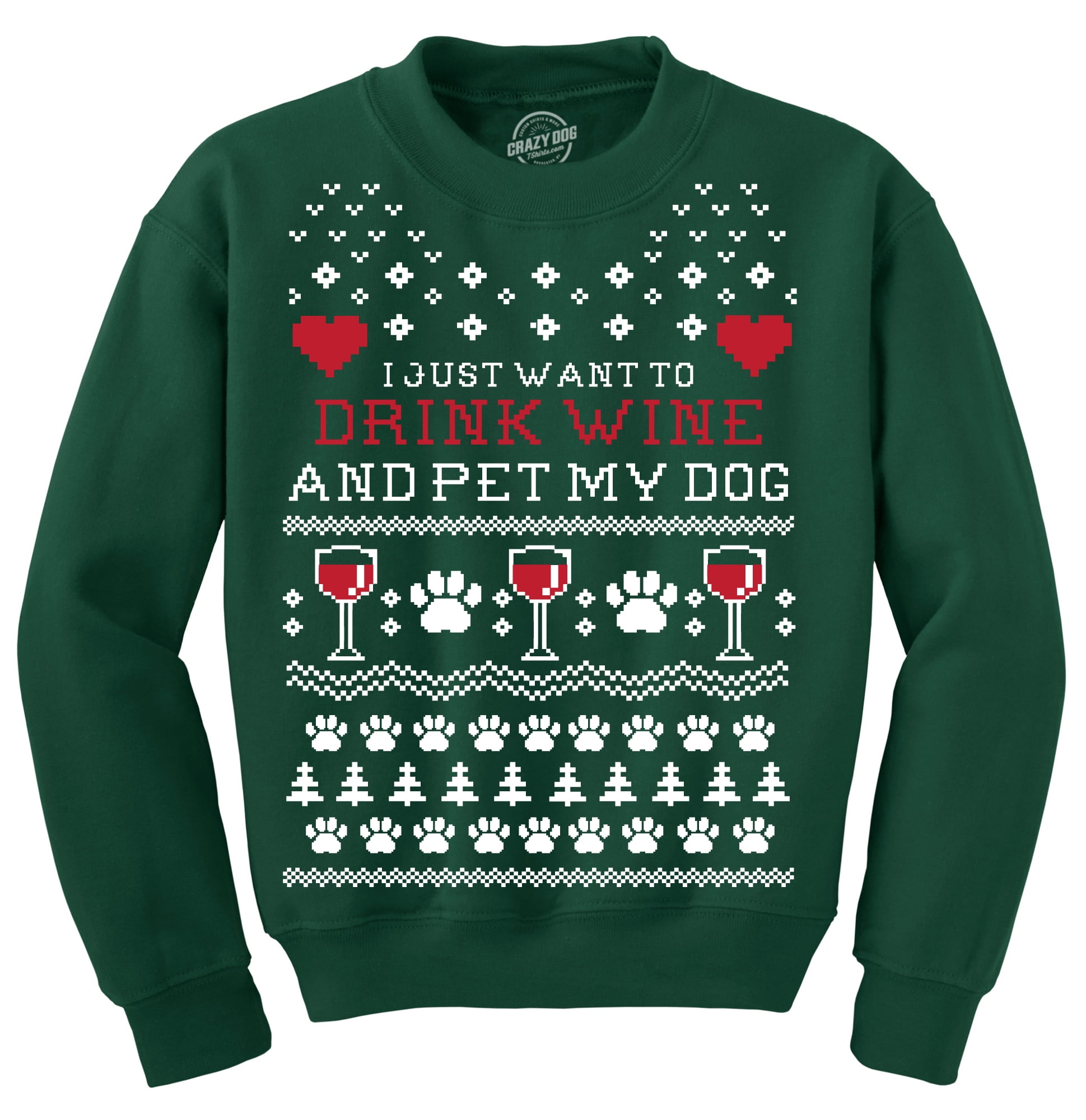 Funny dog clearance christmas sweater