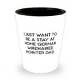 thumbnail image 1 of I Just Want to Be a Stay at Home German. Shot Glass, German Wirehaired Pointer Dog Ceramic Cup, Nice s For German Wirehaired Pointer Dog, 1 of 1